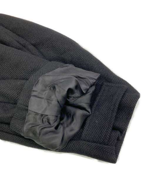 chalayan（チャラヤン）chalayan (チャラヤン) アンゴラウールフーデッドコート ブラック サイズ:SIZE　38の古着・服飾アイテム