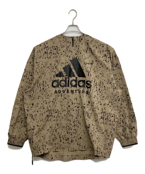 adidas（アディダス）adidas (アディダス) HYKE (ハイク) プルオーバーカットソー ベージュ サイズ:SIZE L 未使用品の古着・服飾アイテム