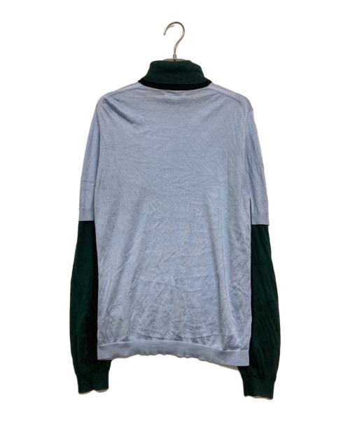 BURBERRY（バーバリー）BURBERRY (バーバリー) タートルネックニット スカイブルー サイズ:SIZE Mの古着・服飾アイテム