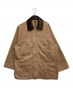 AURALEEオーラリー）の古着「WASHED ORGANIC CANVAS HUNTING BLOUSON」｜ブラウン×ベージュ
