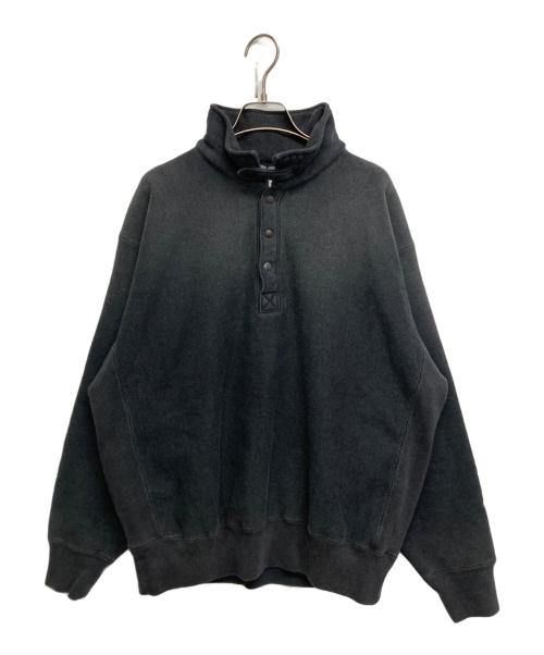 YLEVE（イレーヴ）YLEVE (イレーヴ) HEAVY WEIGHT FLEECE BLEACH SNAP PULLOVER グレー サイズ:SIZE　4の古着・服飾アイテム