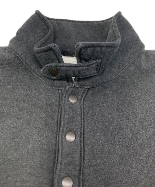 YLEVE（イレーヴ）YLEVE (イレーヴ) HEAVY WEIGHT FLEECE BLEACH SNAP PULLOVER グレー サイズ:SIZE　4の古着・服飾アイテム