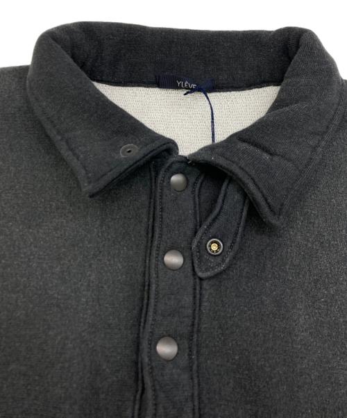 YLEVE（イレーヴ）YLEVE (イレーヴ) HEAVY WEIGHT FLEECE BLEACH SNAP PULLOVER グレー サイズ:SIZE　4の古着・服飾アイテム