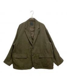DAIWA PIER39（ダイワ ピア39）の古着「TECH LOOSE 2B JACKET CORDUROY」｜カーキ
