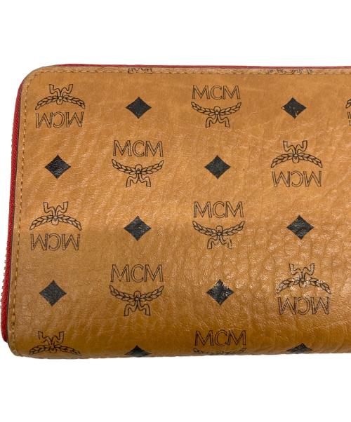 MCM（エムシーエム）MCM (エムシーエム) 長財布 ブラウンの古着・服飾アイテム