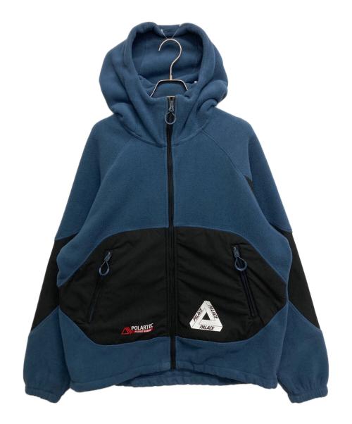 PALACE（パレス）PALACE (パレス) POLARTEC 200 JACKET ブルー×ブラック サイズ:SIZE Mの古着・服飾アイテム