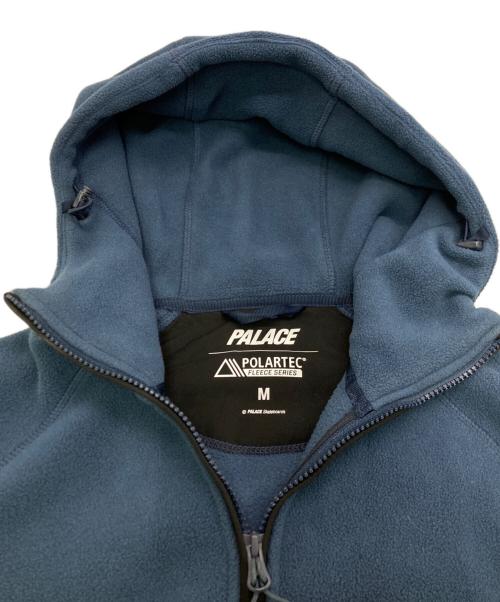 PALACE（パレス）PALACE (パレス) POLARTEC 200 JACKET ブルー×ブラック サイズ:SIZE Mの古着・服飾アイテム