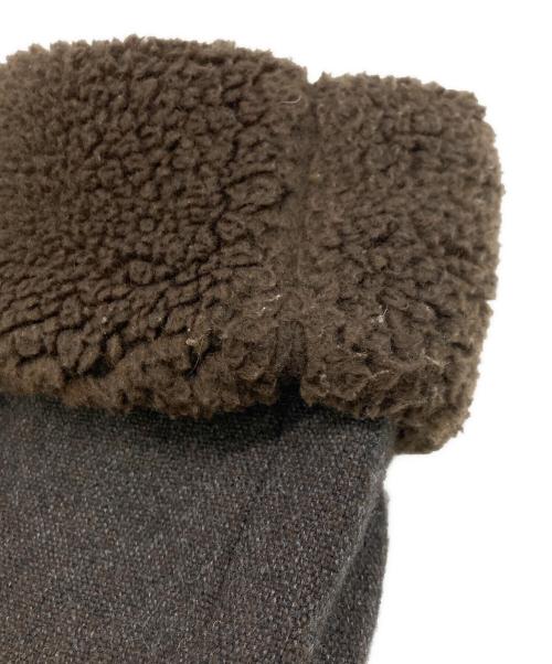 CLANE（クラネ）CLANE (クラネ) BOA COLLAR MILITARY COAT ブラウン サイズ:SIZE　1の古着・服飾アイテム