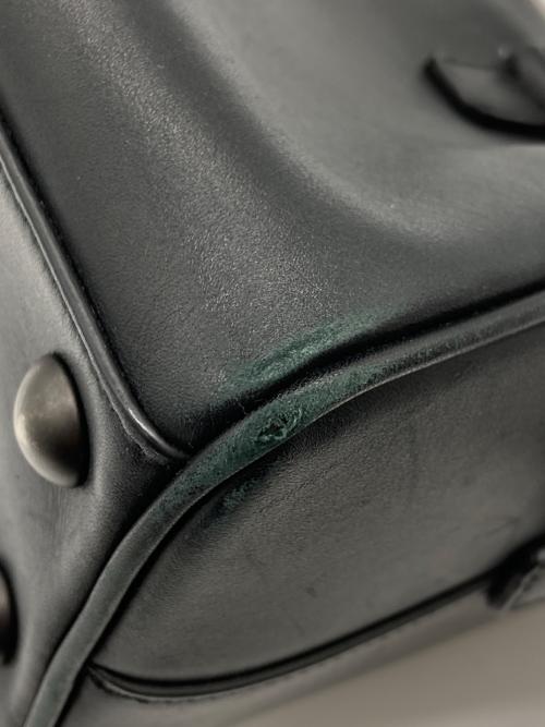 Saint Laurent Paris（サンローランパリ）Saint Laurent Paris (サンローランパリ) ベイビーダッフル スタッズバッグ ブラックの古着・服飾アイテム