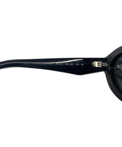 PRADA（プラダ）PRADA (プラダ) グレーレンズ プラダ シンボル サングラス ブラック サイズ:55□16の古着・服飾アイテム