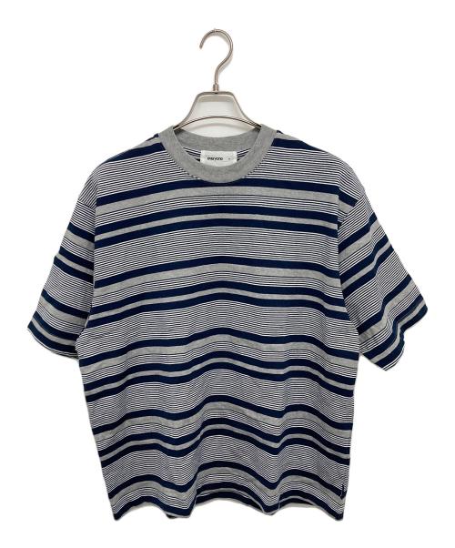 everyone（エブリワン）everyone (エブリワン) ボーダーTシャツ グレー サイズ:SIZE　Mの古着・服飾アイテム