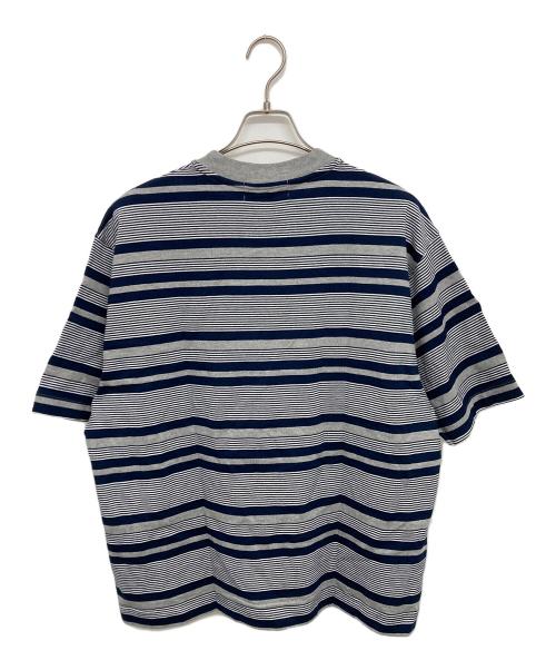 everyone（エブリワン）everyone (エブリワン) ボーダーTシャツ グレー サイズ:SIZE　Mの古着・服飾アイテム