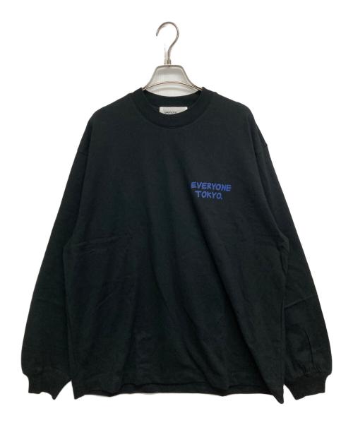 everyone（エブリワン）everyone (エブリワン) 長袖カットソー ブラック サイズ:SIZE　Mの古着・服飾アイテム