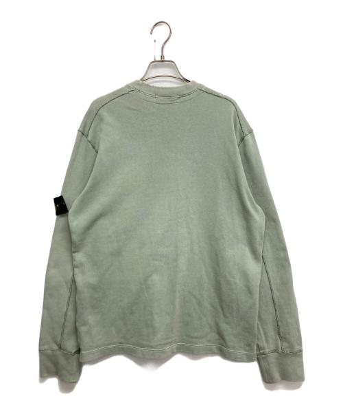 STONE ISLAND（ストーンアイランド）STONE ISLAND (ストーンアイランド) ワッペン付きクルーネックスウェット グリーン サイズ:SIZE XLの古着・服飾アイテム
