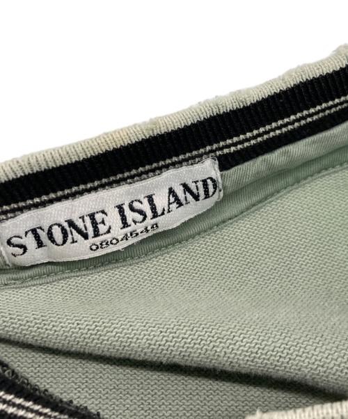 STONE ISLAND（ストーンアイランド）STONE ISLAND (ストーンアイランド) ワッペン付きクルーネックスウェット グリーン サイズ:SIZE XLの古着・服飾アイテム