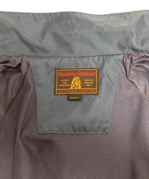 Hysteric Glamour（ヒステリックグラマー）Hysteric Glamour (ヒステリックグラマー) HG SYMBOL ロールアップカラー ジャケット ブルー サイズ:SIZE　Mの古着・服飾アイテム