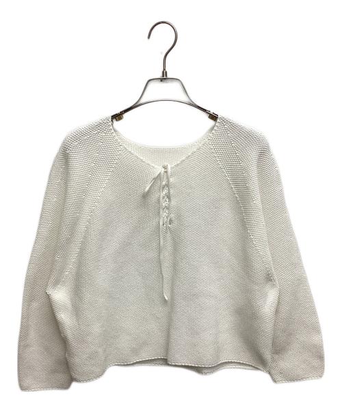 BALLSEY（ボールジィ）BALLSEY (ボールジィ) ニット ホワイト サイズ:SIZE　Sの古着・服飾アイテム