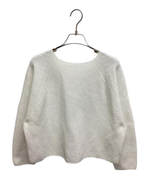 BALLSEY（ボールジィ）BALLSEY (ボールジィ) ニット ホワイト サイズ:SIZE　Sの古着・服飾アイテム