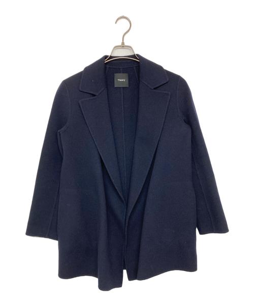 theory（セオリー）theory (セオリー) Luxe New Divide Clairene/リュクスニューディバイドクレアリーンジャケット ネイビー サイズ:SIZE　Ｐの古着・服飾アイテム