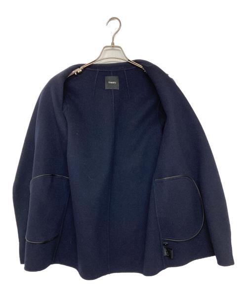 theory（セオリー）theory (セオリー) Luxe New Divide Clairene/リュクスニューディバイドクレアリーンジャケット ネイビー サイズ:SIZE　Ｐの古着・服飾アイテム
