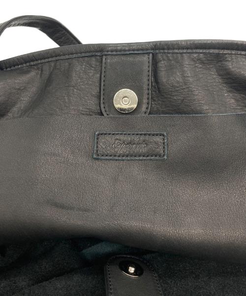 esperanto（エスペラント）esperanto (エスペラント) レザートートバッグ ブラックの古着・服飾アイテム