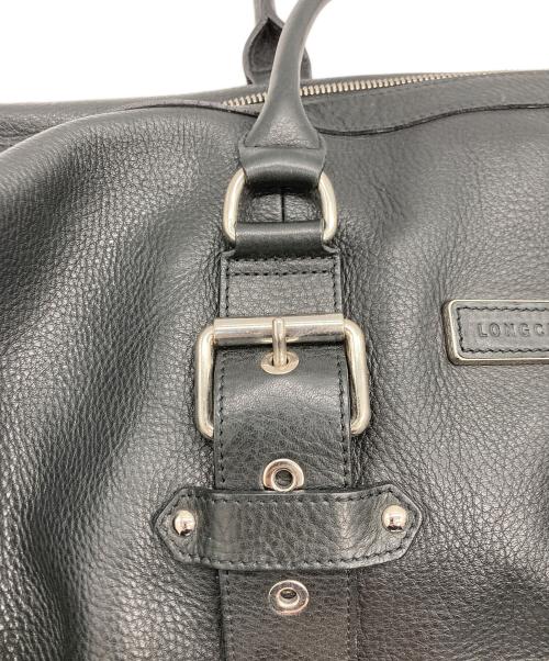 Kate Moss for LONGCHAMP（ケイトモス フォー ロンシャン）Kate Moss for LONGCHAMP (ケイトモス フォー ロンシャン) ボストンバッグ ブラックの古着・服飾アイテム