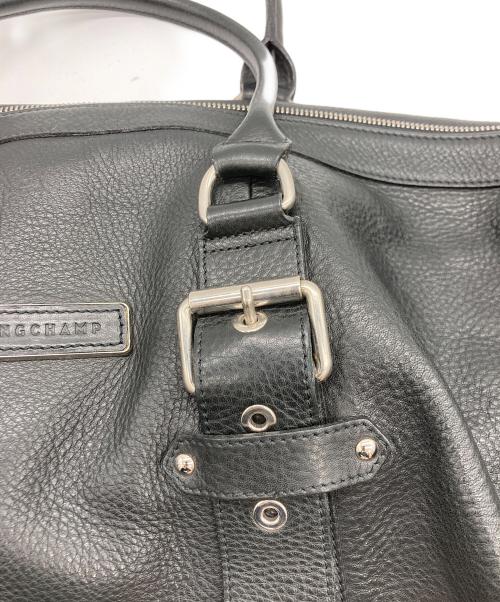 Kate Moss for LONGCHAMP（ケイトモス フォー ロンシャン）Kate Moss for LONGCHAMP (ケイトモス フォー ロンシャン) ボストンバッグ ブラックの古着・服飾アイテム