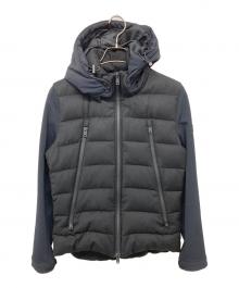 TATRAS（タトラス）の古着「SPIAZZO 切替ダウンジャケット」｜ブラック×ネイビー