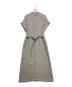 AURALEE（オーラリー）の古着「HARD TWIST WOOL DOUBLE FACE CHECK SLEEVELESS ONEPIECE」｜グレー