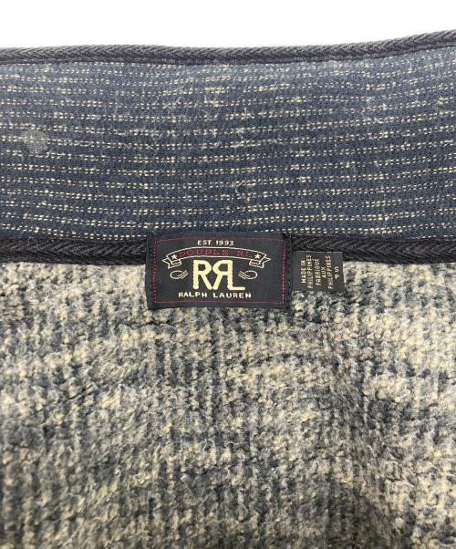 RRL（ダブルアールエル）RRL (ダブルアールエル) ブラウンズビーチニットジャケット グレー サイズ:SIZE　Sの古着・服飾アイテム