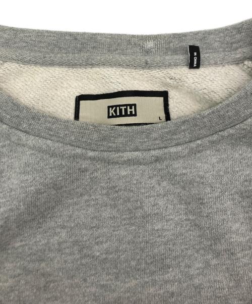 KITH（キス）KITH (キス) クルーネックスウェット グレー サイズ:SIZE Lの古着・服飾アイテム