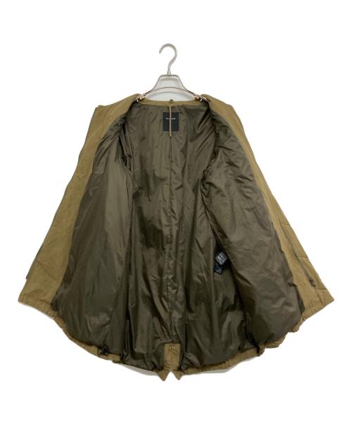 pas de calais（パドカレ）pas de calais (パドカレ) 綿麻ダンプダウンコート ベージュ サイズ:SIZE 36の古着・服飾アイテム