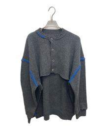 ADER error（アーダーエラー）の古着「SLEM CARDIGAN」｜グレー