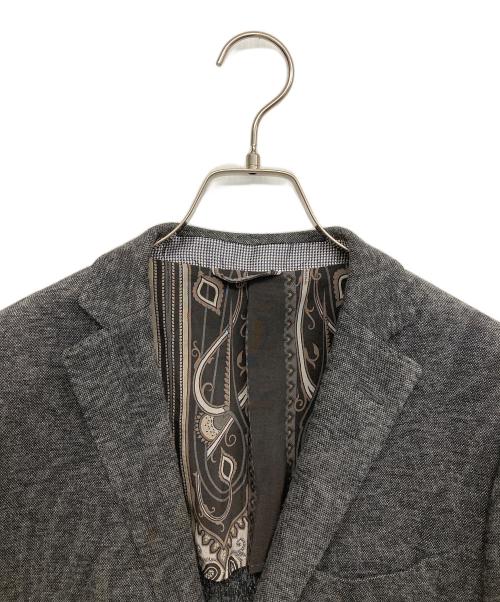ETRO（エトロ）ETRO (エトロ) NEW JERSEY テーラードジャケット グレー サイズ:46の古着・服飾アイテム