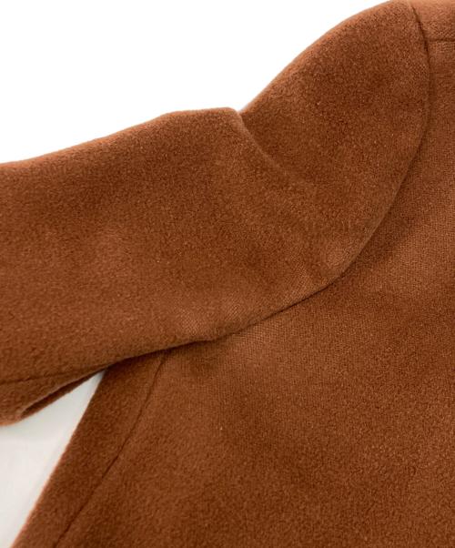 PRADA（プラダ）PRADA (プラダ) ウールステンカラーコート ブラウン サイズ:SIZE 36の古着・服飾アイテム