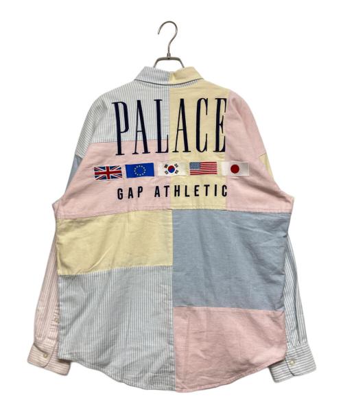 GAP（ギャップ）GAP (ギャップ) PALACE (パレス) クレイジーパターンストライプシャツ スカイブルー サイズ:SIZE Sの古着・服飾アイテム