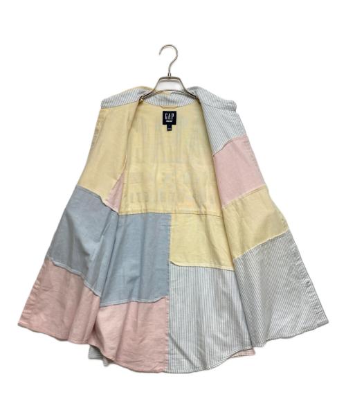 GAP（ギャップ）GAP (ギャップ) PALACE (パレス) クレイジーパターンストライプシャツ スカイブルー サイズ:SIZE Sの古着・服飾アイテム