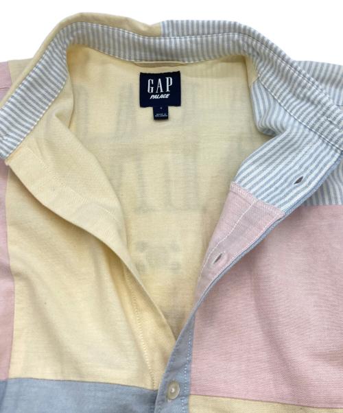 GAP（ギャップ）GAP (ギャップ) PALACE (パレス) クレイジーパターンストライプシャツ スカイブルー サイズ:SIZE Sの古着・服飾アイテム