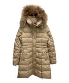 BLUE LABEL CRESTBRIDGE（ブルーレーベルクレストブリッジ）の古着「ダウンコート」｜ベージュ