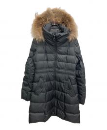 BLUE LABEL CRESTBRIDGE（ブルーレーベルクレストブリッジ）の古着「ダウンコート」｜ブラック