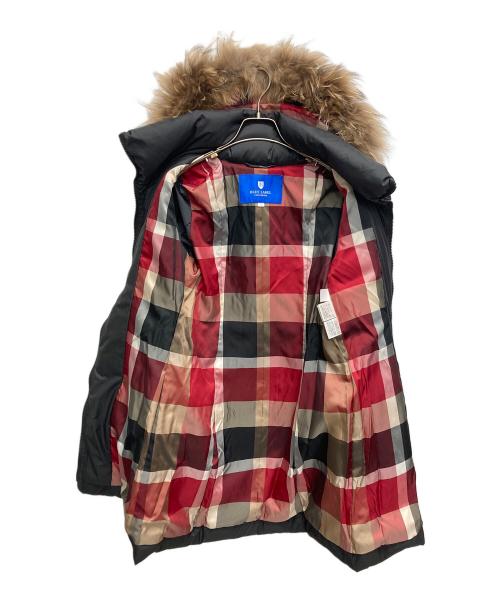 BLUE LABEL CRESTBRIDGE（ブルーレーベルクレストブリッジ）BLUE LABEL CRESTBRIDGE (ブルーレーベルクレストブリッジ) ダウンコート ブラック サイズ:SIZE 38の古着・服飾アイテム