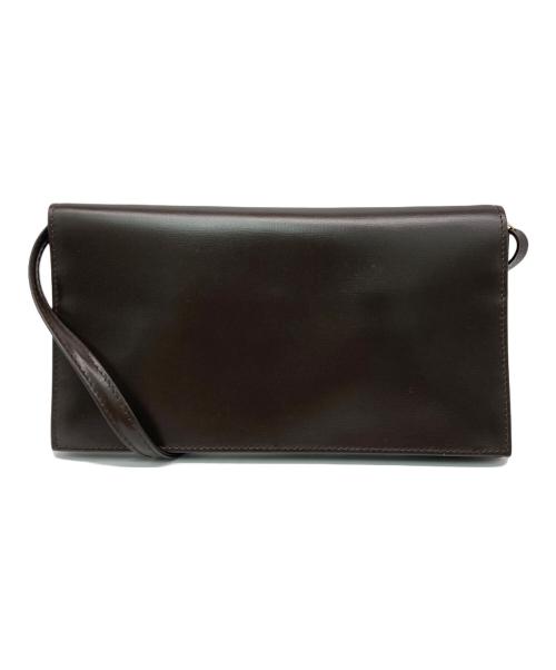 LOEWE（ロエベ）LOEWE (ロエベ) ショルダーウォレット ブラウンの古着・服飾アイテム