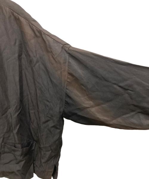 shirin guild（シリン ギルド）shirin guild (シリン ギルド) スタンドカラーリネン混ジャケット ブラック サイズ:SIZE Sの古着・服飾アイテム