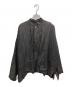 shirin guild（シリン ギルド）の古着「スタンドカラーリネン混ジャケット」｜ブラック