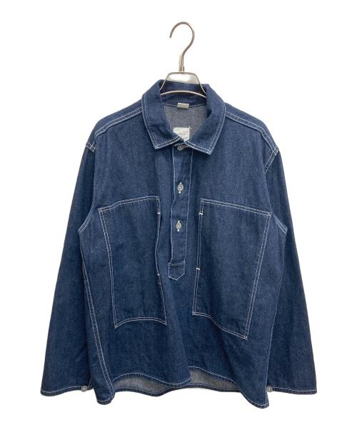 US ARMY（ユーエスアーミー）US ARMY (ユーエスアーミー) M-35 デニムプルオーバージャケット インディゴ サイズ:SIZE　Sの古着・服飾アイテム