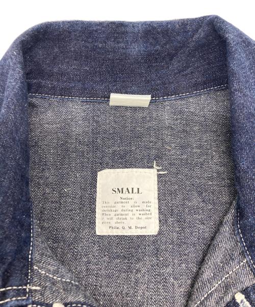 US ARMY（ユーエスアーミー）US ARMY (ユーエスアーミー) M-35 デニムプルオーバージャケット インディゴ サイズ:SIZE　Sの古着・服飾アイテム