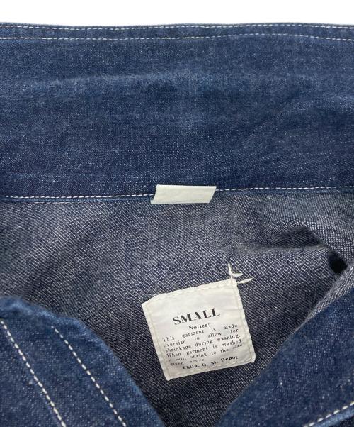 US ARMY（ユーエスアーミー）US ARMY (ユーエスアーミー) M-35 デニムプルオーバージャケット インディゴ サイズ:SIZE　Sの古着・服飾アイテム