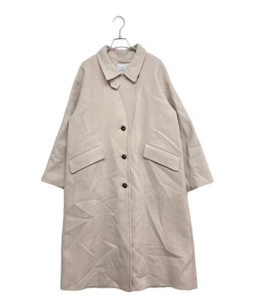 MOGA（モガ）MOGA (モガ) ライトウールロングコート ベージュ サイズ:SIZE 02の古着・服飾アイテム