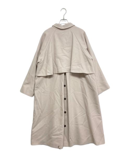 MOGA（モガ）MOGA (モガ) ライトウールロングコート ベージュ サイズ:SIZE 02の古着・服飾アイテム