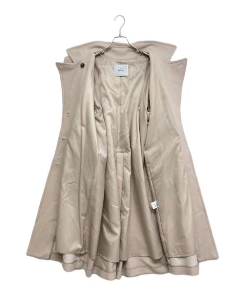 MOGA（モガ）MOGA (モガ) ライトウールロングコート ベージュ サイズ:SIZE 02の古着・服飾アイテム